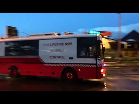 NSW Fire & Rescue ICV-A Responding to Major Collapse