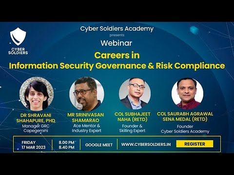 Webinar on CISA Made Easy Clear CISA in 60 Days on Cyber Soldiers