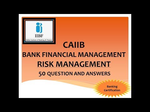 CAIIB BFM RISK MANAGEMENT | BANK FINANCIAL MANAGEMENT CAIIB | CAIIB | CAIIB BFM Video