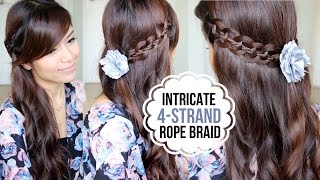 4-Strand Rope Braid Hairstyle feat. NuMe Curl Jam