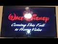 Closing To The Great Mouse Detective 1992 VHS