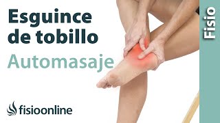 Auto-masaje para el esguince o distensión en el tobillo