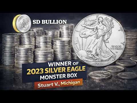 Stuart V. Wins a 2023 Silver Eagle Monster Box | Real People. Real Wins. Real Silv
