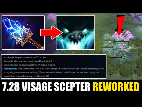 VISAGE NEW SCEPTER REWORK - THIS HERO SEEMS LEGIT IN 7.28 PATCH !!