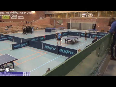 Live fra Sisu/MBK Aarhus Open 2018 - Daniel Simonsen vs. Martin Buch Andersen