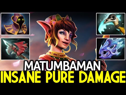 MATUMBAMAN [Enchantress] Practice New Imba Hero Insane Pure Damage Dota 2