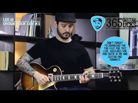 Lick 60/365 - Chicken Pickin' Lick in E | 365 Guitar Licks Project