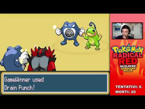Pokémon Radical Red 2.3 Nuzlocke Hardcore rules - Gym leaders + Elite four and Champion!