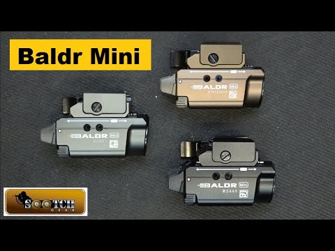 Фонарь Olight Baldr Mini с ЛЦУ, зеленого цвета, черный