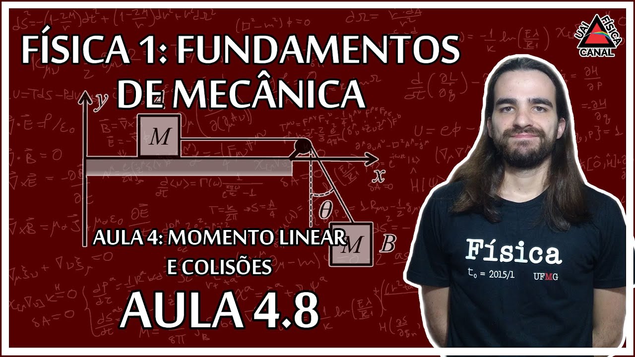 Física 1 - Conservação do momento linear - Aula 4.8