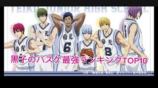 動画編集初心者が『黒子のバスケ』作中最強ランキングTOP10を独自目線で考察してみました。キセキの世代