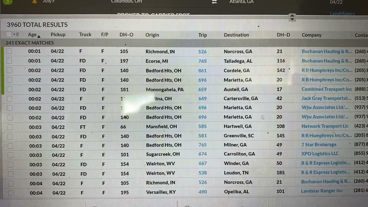 There’s no need to refresh the load board if you have DAT power in your web browser.