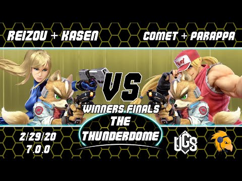 Thunderdome -  - Reizou + Kasen(Fox+Zero Suit Samus) Vs. Comet + Parappa(Fox+Terry)