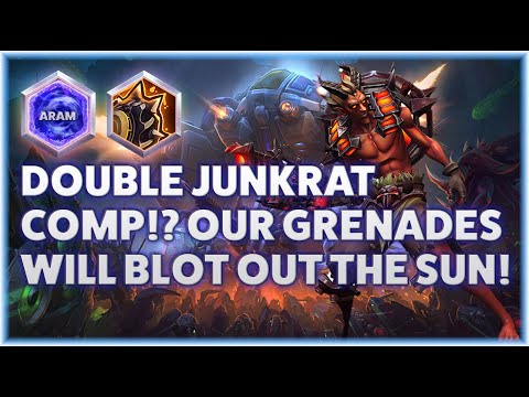 Junkrat Riptire - DOUBLE JUNKRAT COMP!? OUR GRENADES WILL BLOT OUT THE SUN! - ARAM