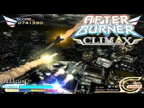 After Burner Climax Arcade - Full Game Playthrough(Ending B / Not MAME) / 애프터 버너 클라이맥스