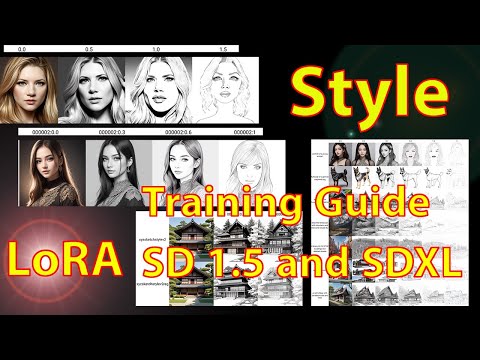 Style LoRA Training guide for Stable diffusion 1.5 and SDXL Concepts Results and Conclusion
