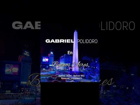 Gabriel Polidoro en Buenos Aires - 18 de Abril - Bolivar 852 San Telmo