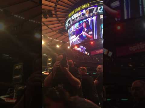 DJ PAOLA SHEA AT MADISON SQUARE GARDEN