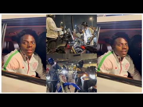 IShowSpeed Touches Down in Ghana 🇬🇭 as Massive Crowd Motor Bikers Storm Airport for Anticipated Tour