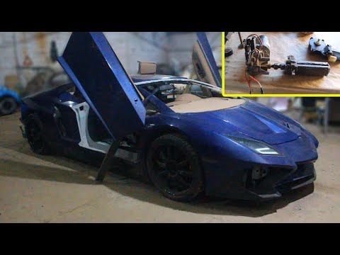 We built a homemade car ELECTRIC handbrake