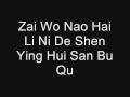 Qing Fei De Yi by Harlem Yu Lyrics PINYIN 
