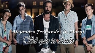 Alejandro Fernández - Sé Que Te Duele ft. Morat - Letra