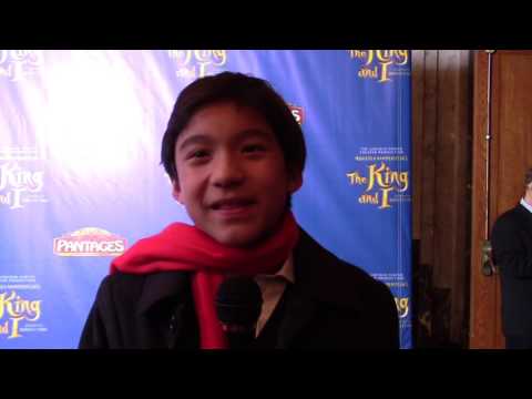 Forrest Wheeler (Fresh Off the Boat) at the King & I Pantages Red Carpet