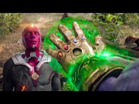 Thanos Kills Vision Scene - Thanos Uses Time Stone - Avengers: Infinity War (2018) Movie Clip