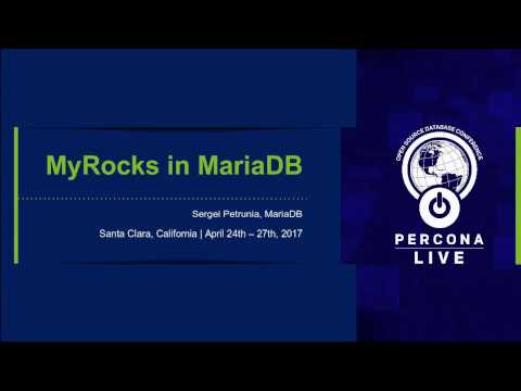 MariaRocks MyRocks in MariaDB