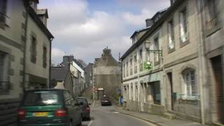 preview picture of video 'Driving Along Rue des Cieux & Rue du Lac, Huelgoat, Brittany, France 12th April 2010'