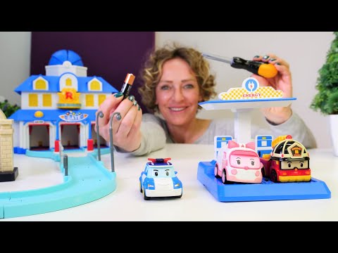Nicoles Spielzeug Werkstatt - Robocar Poli und das Rettungsteam - Die Ladestation ist kaputt