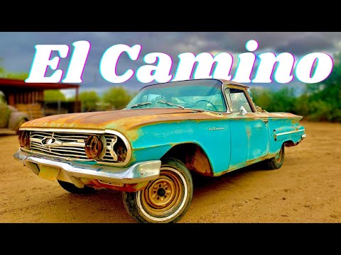 ABANDONED 1960 el Camino WILL IT RUN after 40 years? Rescued from the desert!