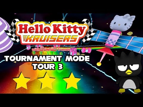 Hello Kitty Kruisers - 100% - Tournament Mode: Tour 3 with Badtz-Maru (3 Stars) - Nintendo Switch