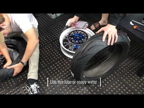 How To Install Tires On Supermoto Wheels With No Tools