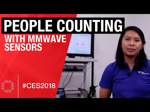 People counting demonstration using TI mmWave sensors