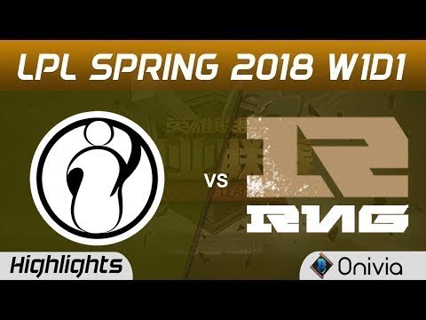 IG vs RNG Highlights Game 1 LPL Spring 2018 W1D1 Invictus Gaming vs Royal Never Give Up by Onivia