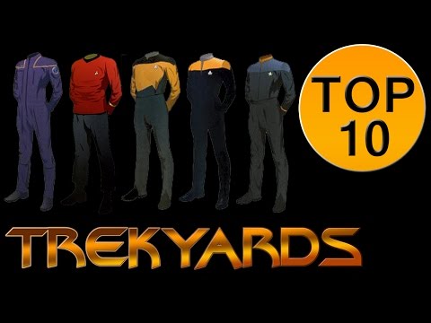 Trekyards Top 10 - Federation Uniforms