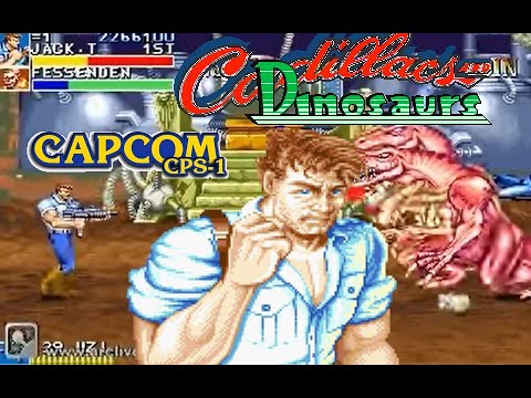 [CPS1]Cadillacs & Dinosaurs Arcade - Jack Tenrec Hardest No Death Playthrough