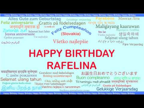 Rafelina   Languages Idiomas - Happy Birthday