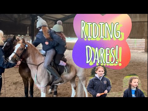 Riding Dares! With Lilah and Magic, Amélie and Dave!