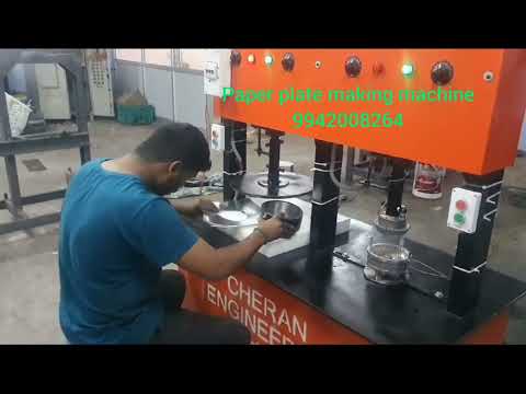 Aluminium & ms hydrolic  Dispossable Plate Making Machine