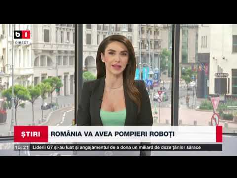 ROMANIA VA AVEA POMPIERI ROBOTI_Stiri B1_14 iunie 2021