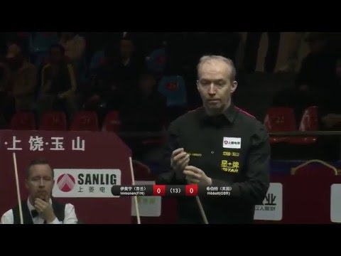 Mika Immonen VS Gareth Hibbott - Mens - 2016 Chinese Billiards World Championship