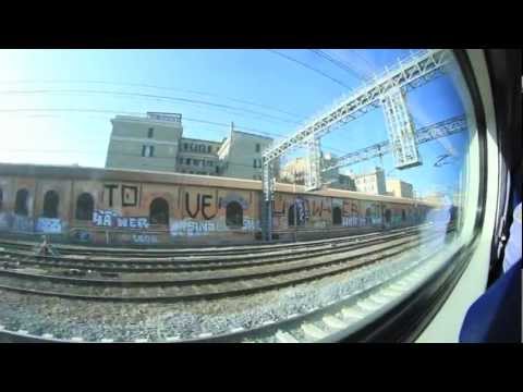 Roma Termini: Salutiamo Roma Termini dal etr450 Pendolino.