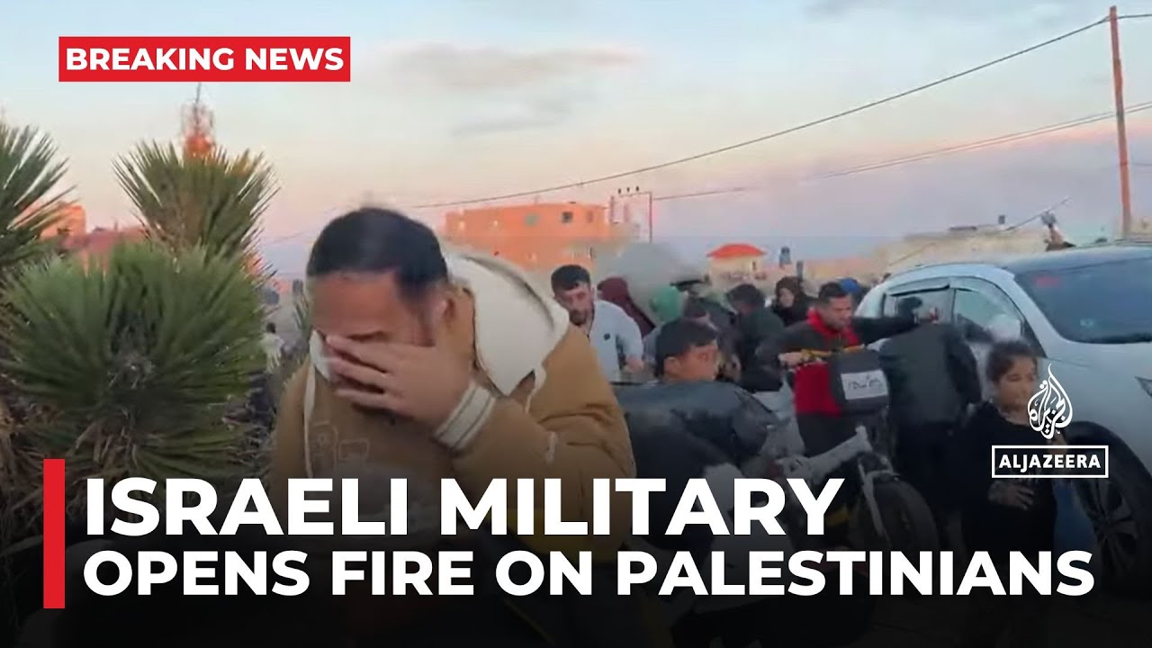 Israeli military open fire on Palestinians near central Gaza as prisoner exchange is completed
