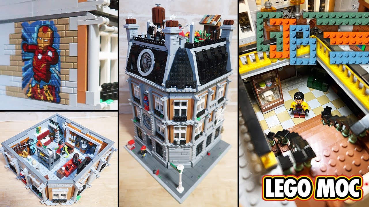 Ultimate LEGO Marvel Sanctum Sanctorum MOC Tour – Modular Build Packed with Easter Eggs!