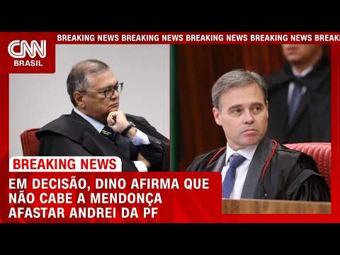 Dino afirma que não cabe a Mendonça afastar Andrei e Leandro Almada da PF | LIVE CNN