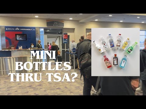 How to bring liquor thru TSA airport Security #plane