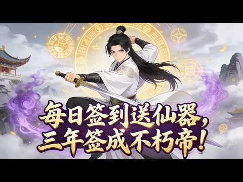 【Multi Sub】《每日簽到送仙器，三年簽成不朽帝！》一出門就簽到，一簽到就滅族！#漫劇 #動態漫 #AI漫劇 #動漫 #動畫