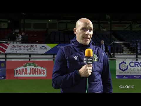 INTERVIEW: Jason Goodliffe Sutton United 1 AFC Wimbledon 0 09/11/21 PJT